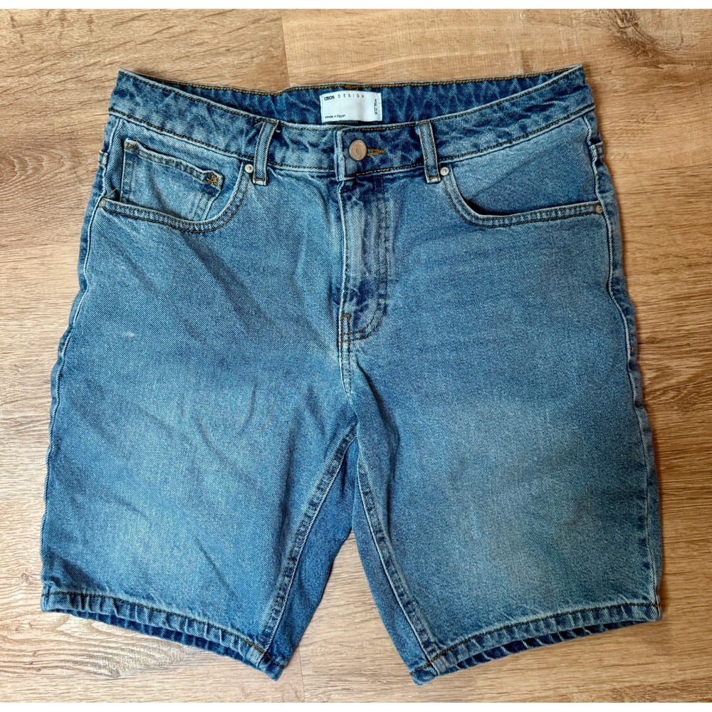 ASOS DESIGN Denim Shorts Blue Women's Size 32